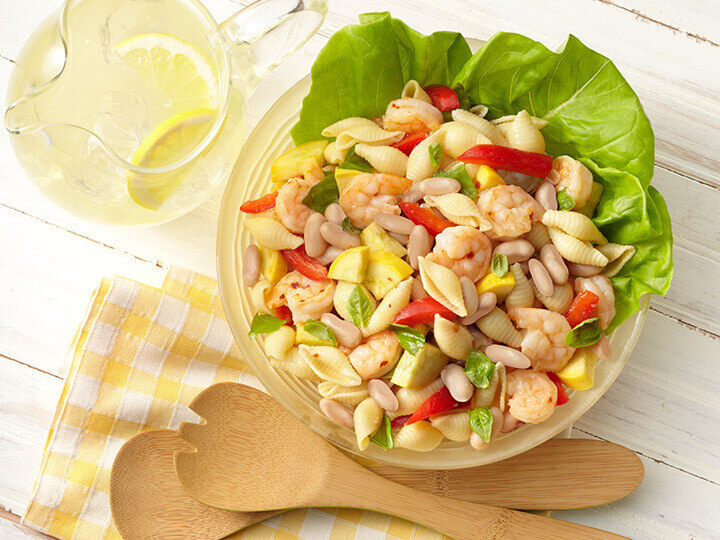 Pasta and Shrimp Scampi Salad