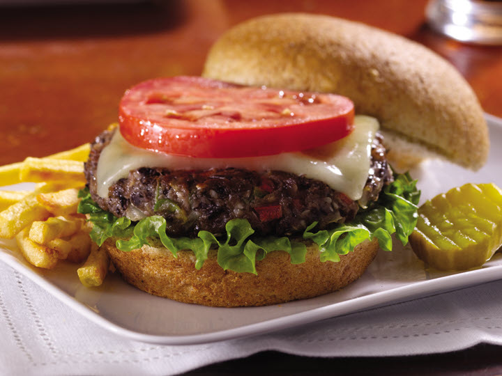 Spicy Black Bean Burgers
